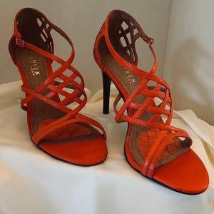 LAUREN Ralph Lauren Sydney Kidskin Heeled Sandals